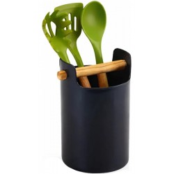 Porta Utensílios De Cozinha Multiuso Com Alça Black Eco Design